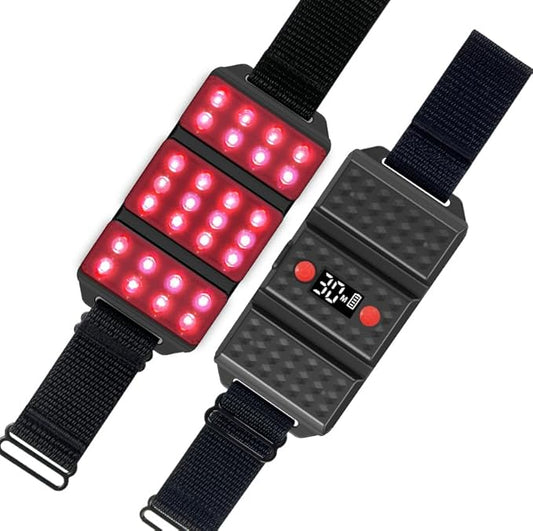 Red Light Therapy Belt – 660nm & 850nm LED Infrared Wearable Wrap for Muscle Recovery, Pain Relief & Joint Support