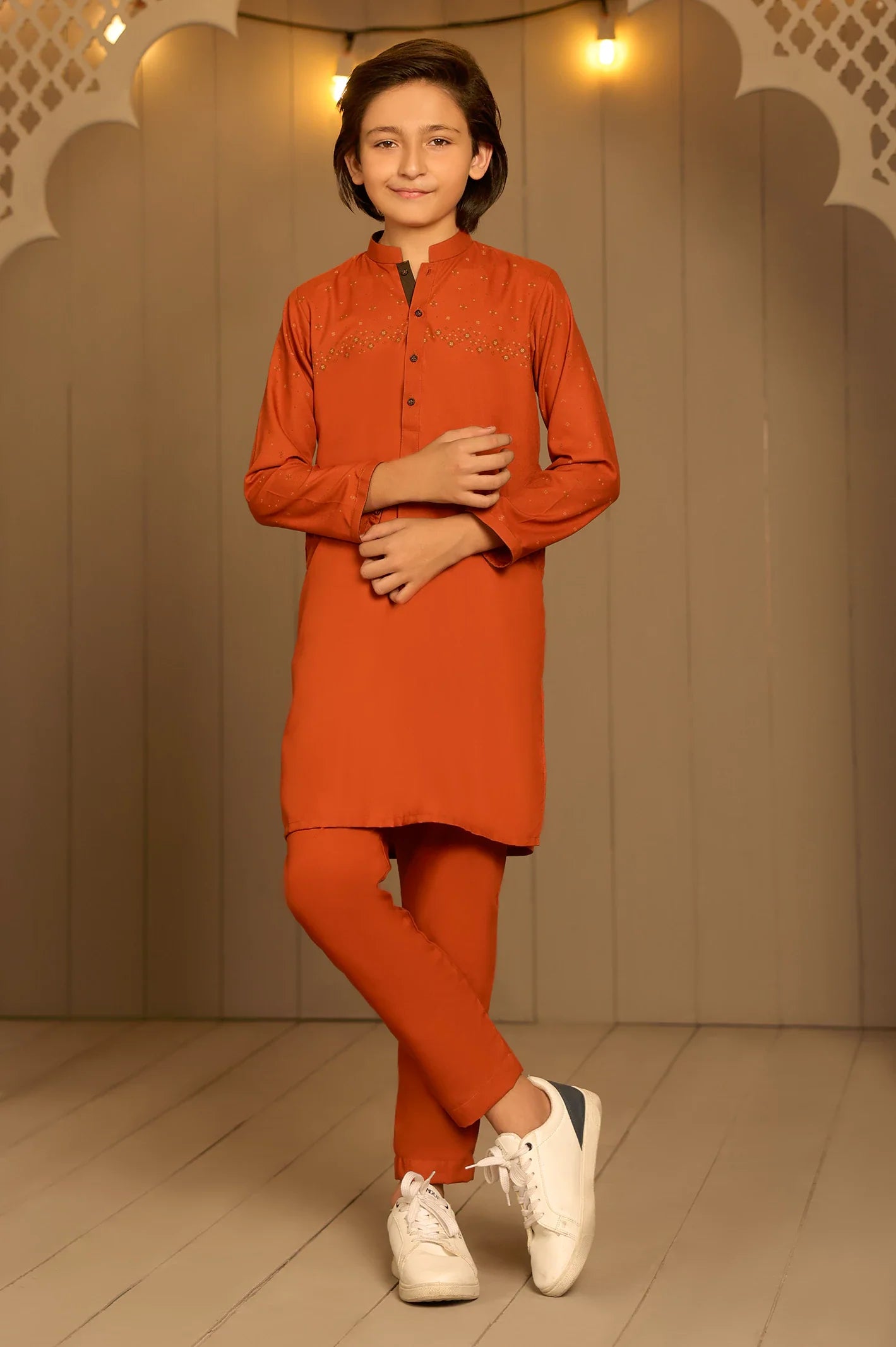 Red Boys Kurta Pajama – Premium Traditional Outfit for Eid & Weddings