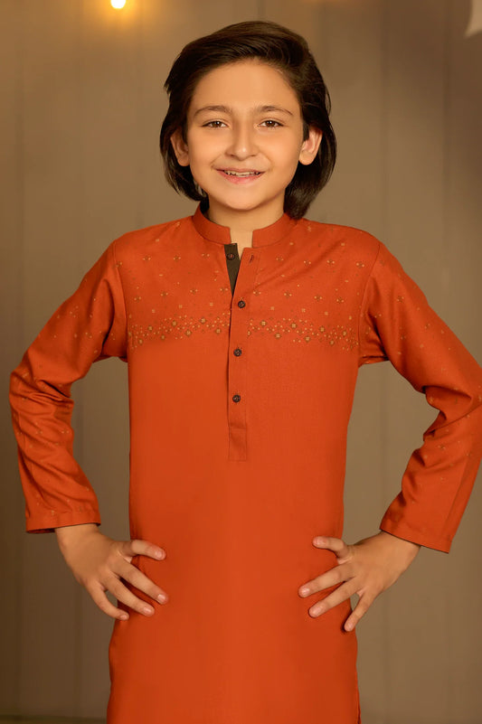 Red Boys Kurta Pajama – Premium Traditional Outfit for Eid & Weddings