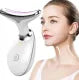 Neck & Face Massager 7 Color LED Light Therapy & EMS Face Lifting Device | Anti Aging Skin Tightening Wrinkle Removal Machine | Facial Massager for Skin Firming & Rejuvenation at Home